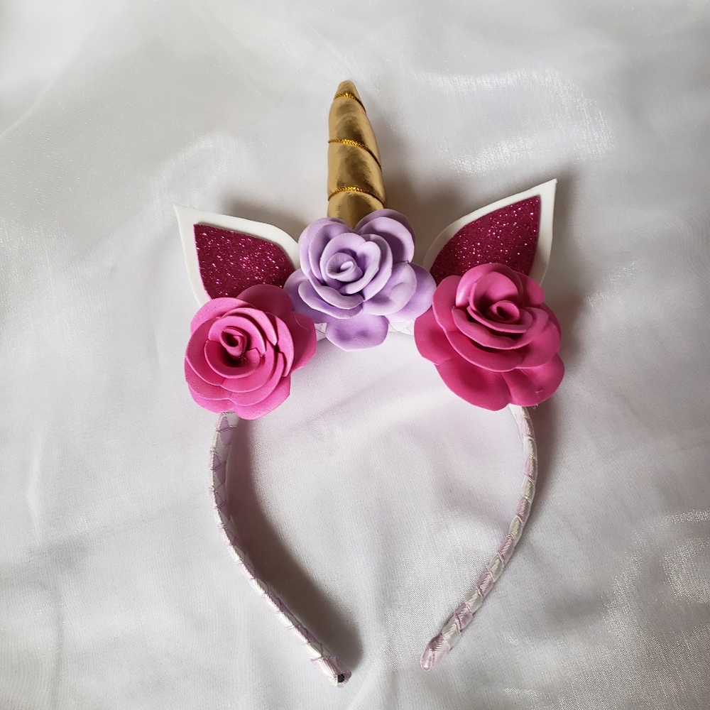 Unicorn Flower Headband